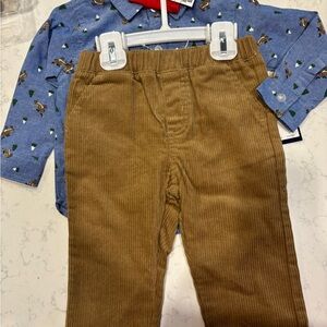 Freestyle Blue and Brown Kids Matching Set